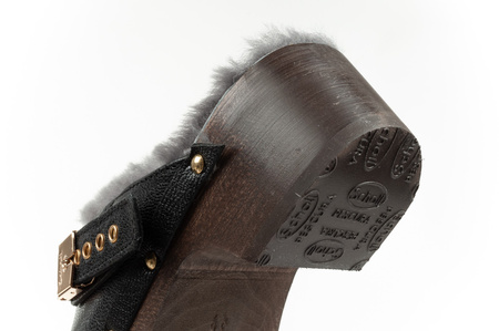 Saboți Scholl Iconic [F298121004], negri.