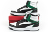 Pantofi sport pentru bărbați Puma Rebound v6 [392326 16], negru, alb și verde.