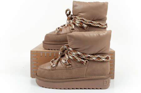 Pantofi de iarna dama D.Franklin [DFSH375003-TAUP], maro.