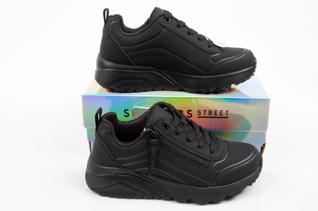 Teniși negri Skechers Uno Lite pentru copii