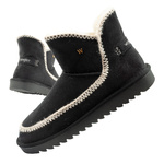 Ghete de iarnă Wrangler Elsa, izolate, confortabile, la modă, negre
