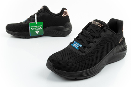 Teniși Skechers Bobs Squad Waves pentru femei, negri, ușori, la modă