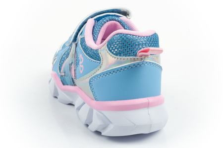 Pantofi sport Leomil pentru copii, model Stitch, ușori, cu velcro, LED, albaștri