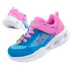 Skechers S Lights-Skechers Sola [303714N/HPBL] Pantofi sport pentru copii LED, albastru si roz.