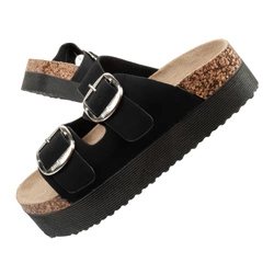 Papuci de damă Lee Cooper, negri, comozi, ușori [LCW-25-35-3493L]