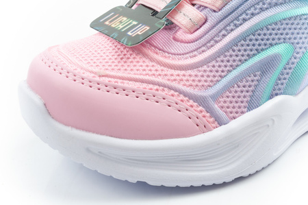 Pantofi sport Skechers Color Breeze LED pentru fete, turcoaz