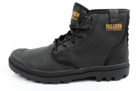 Teniși sport Palladium Pampa Hi Coated pentru bărbați, negri