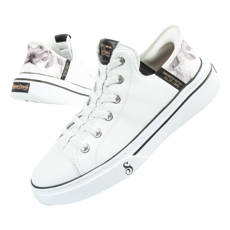 Pantofi bărbați Skechers SLIP-INS [251016] Snoop Dogg, alb.