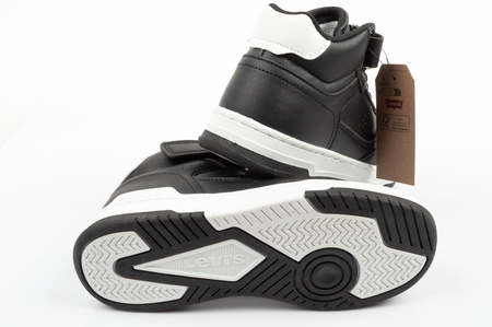 Teniși Levi's John SE Mid Negri cu Velcro pentru Copii