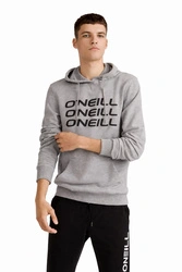 Hanorac O'Neill pentru bărbați Triple Kangaroo, gri la modă