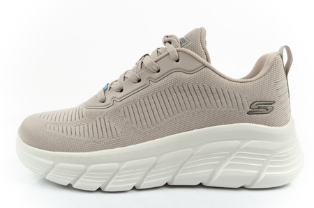 Teniși Skechers Bobs B Flex pentru femei, în culoarea bej la modă