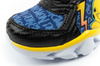 Pantofi sport pentru copii Leomil, adidași ușori Pokemon cu velcro, LED, negru și galben