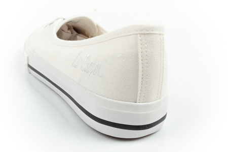 Teniși Lee Cooper pentru femei, balerini albi, fără alunecare