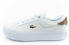 Teniși Lacoste Ziane Platform 126 pentru femei, albi, la modă