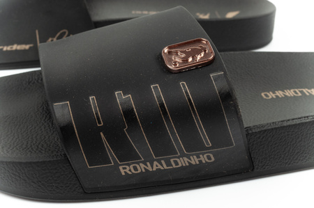 Șlapi sport Rider R10 Slide pentru bărbați - Negri confortabili