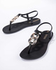 Sandale Ipanema Sandal Class pentru femei, culoare neagră și aurie la modă