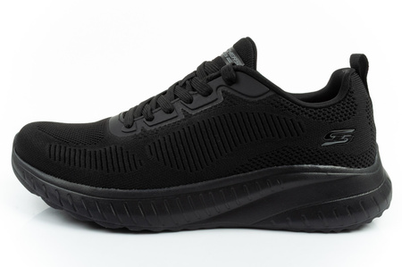 Teniși negri ușori pentru bărbați Skechers Bobs Squad Chaos