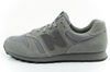 Pantofi sport New Balance 373 pentru bărbați, piele gri la modă și piele întoarsă