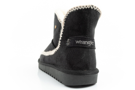 Ghete de iarnă Wrangler Elsa, izolate, confortabile, la modă, negre