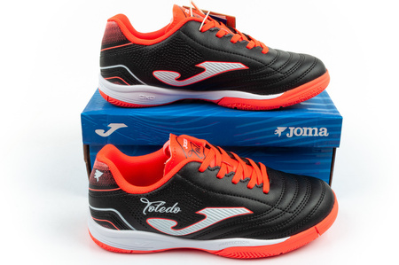 Joma – pantofi sport de fotbal Toledo JR 2601 pentru sală, pentru copii, negri