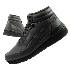 Teniși Puma ST Runner v4 Mid pentru bărbați, model înalt, negri