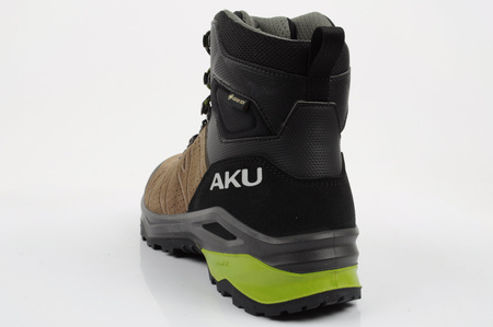 Pantofi de trekking Aku Adapta Gore-Tex din piele, negri și verzi, pentru bărbați