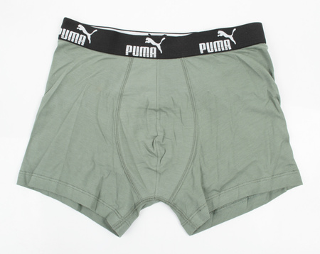 Boxeri Puma pentru bărbați, pachet de 9 bucăți, negri, gri, kaki, bumbac confortabil