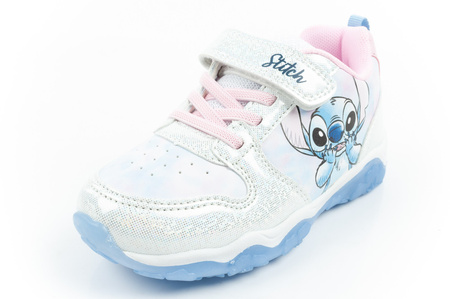 Pantofi sport pentru copii Leomil Stitch, ușori, cu velcro, LED albastru