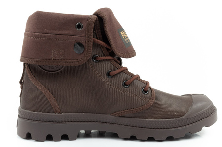 Teniși sport Palladium Baggy Coated pentru bărbați, maro închis la modă