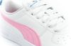 Pantofi sport Puma, adidasi copii Rickie, albi, la moda