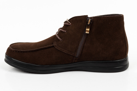 Ghete elegante Lee Cooper pentru bărbați, din piele maro