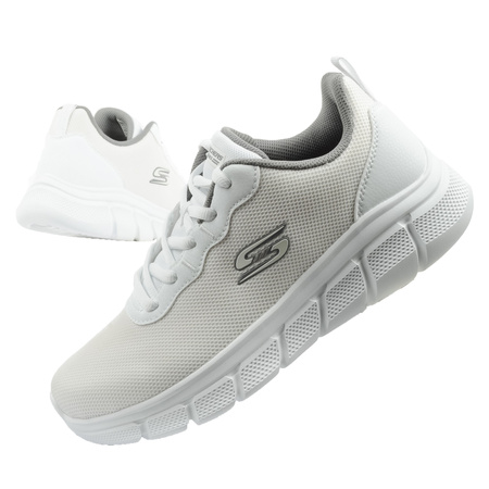 Teniși Skechers Bobs B Flex pentru bărbați, în culoarea alb la modă
