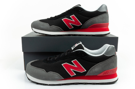Pantofi sport New Balance 515 pentru bărbați, la modă, confortabili, negri, roșii