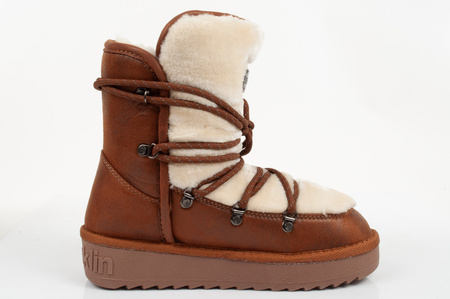 Pantofi de iarna dama D.Franklin [DFSH370005-CAME], maro.