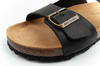 Pantofi sport Bio Bio pentru bărbați, Șlapi modelați, Piele naturală, Negru