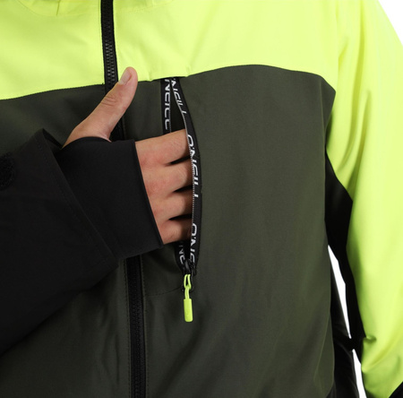 Jachetă sport de iarnă pentru bărbați O'Neill Carbonite Snowboard Ski 10K Verde Negru