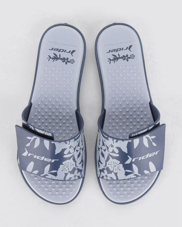 Șlapi de damă Rider Pool, albaștri, confortabili, la modă pentru plajă