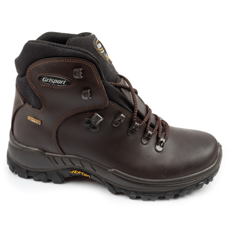 Pantofi trekking Grisport Marrone pentru bărbați, impermeabili, din piele, cu talpă înaltă