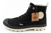 Teniși Palladium Pampa Chrome High-Top pentru bărbați, negri