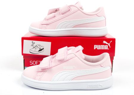 Pantofi sport pentru copii Puma Smash v2 [365183 49], roz și alb.