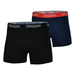 Boxer bărbați Kappa [351K1JW ADL] PACK 2, bleumarin, negru.