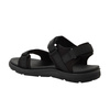 Sandale Lee Cooper pentru bărbați cu velcro, de vară, negre, ușoare