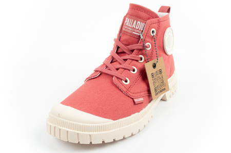 Ghete înalte Palladium Pampa SP20 pentru femei, roșu cărămiziu