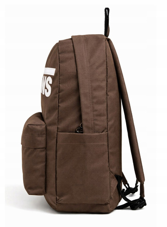 Rucsac școlar Vans Old Skool Drop, maro sportiv, stil clasic urban, 22L