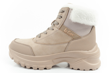 Pantofi de drumeție de iarnă Lee Cooper pentru femei, izolați, bej