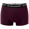 Le Coq Sportif boxeri chiloți bărbați set de 3 negru gri vișiniu