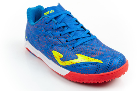 Ghete de fotbal de sală Joma Evolution JR 2605 pentru copii, albastre