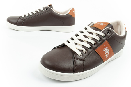 Pantofi sport U.S. Polo Assn. pentru bărbați, la modă, maro, confortabili