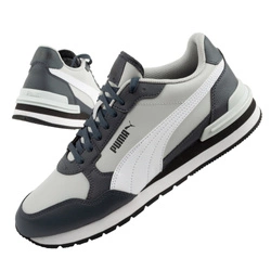 Teniși sport gri din piele pentru bărbați Puma ST Runner v4