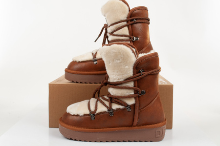 Pantofi de iarna dama D.Franklin [DFSH370005-CAME], maro.